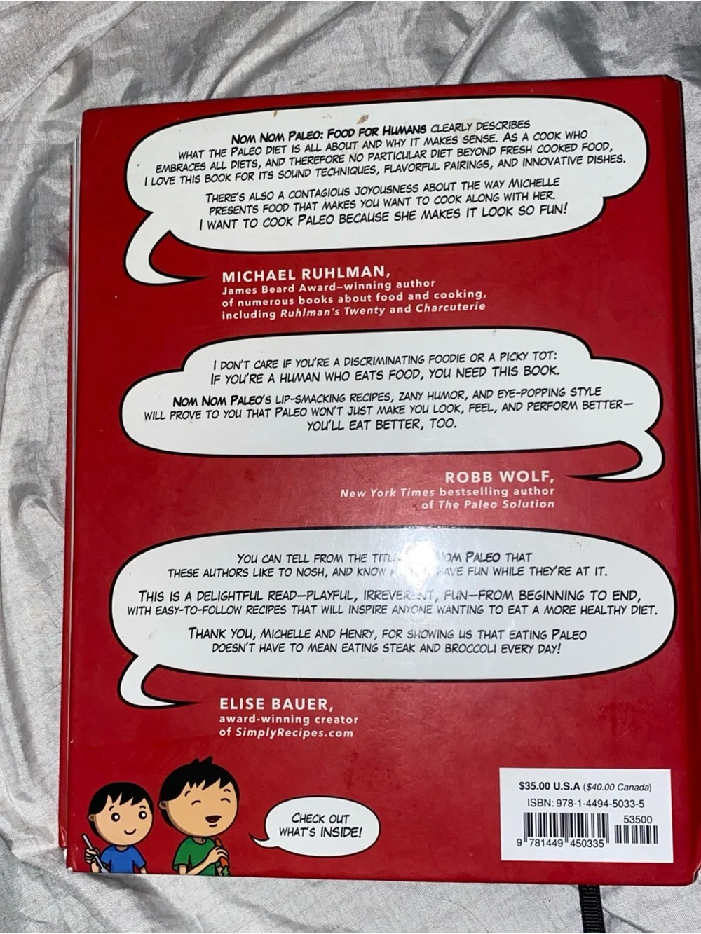 nom nom paleo Cookbook by  Michelle Tam & Henry Fong — Red